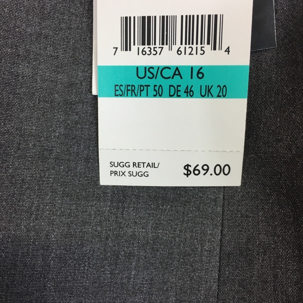 ✔️SOLD✔️NINE WEST NWT Grey Business Casual Skirt - Picture 5 of 8